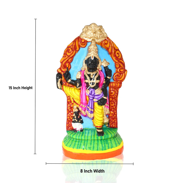 Ulagalantha Perumal Clay Golu Bommai - 15 Inches | Giri Golu Doll/ Navaratri Golu Bomma/Gombe/Bommai