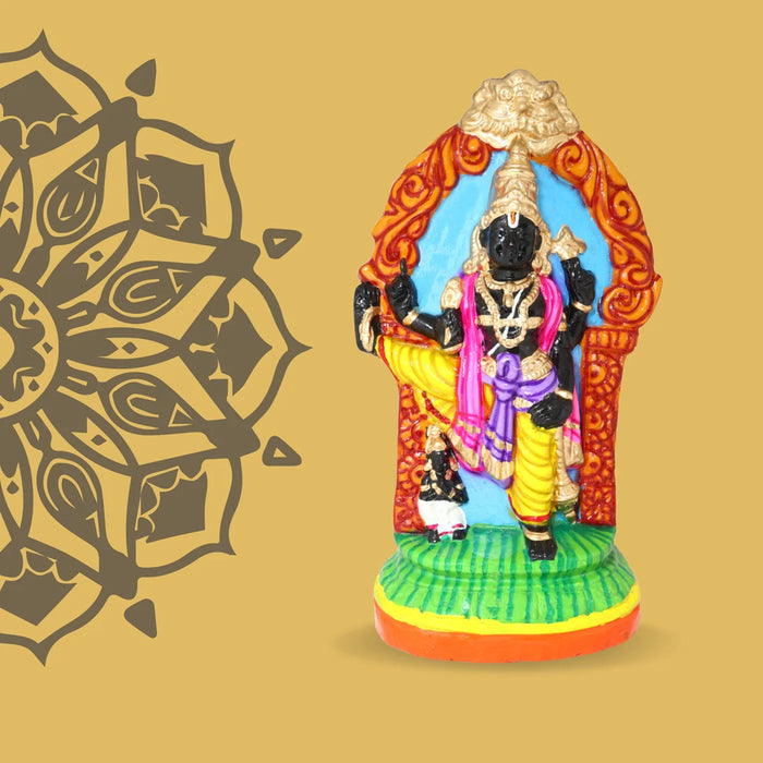 Ulagalantha Perumal Clay Golu Bommai - 15 Inches | Giri Golu Doll/ Navaratri Golu Bomma/Gombe/Bommai