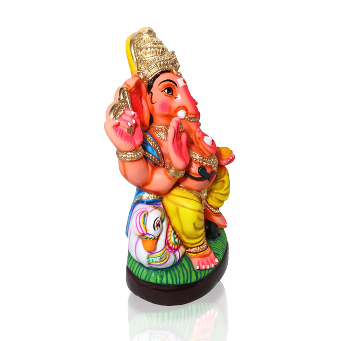 Annam Vinayagar Paper Mache Golu Bommai - 27 x 18 Inches | Giri Golu Doll/ Navaratri Golu Bomma/Gombe/Bommai