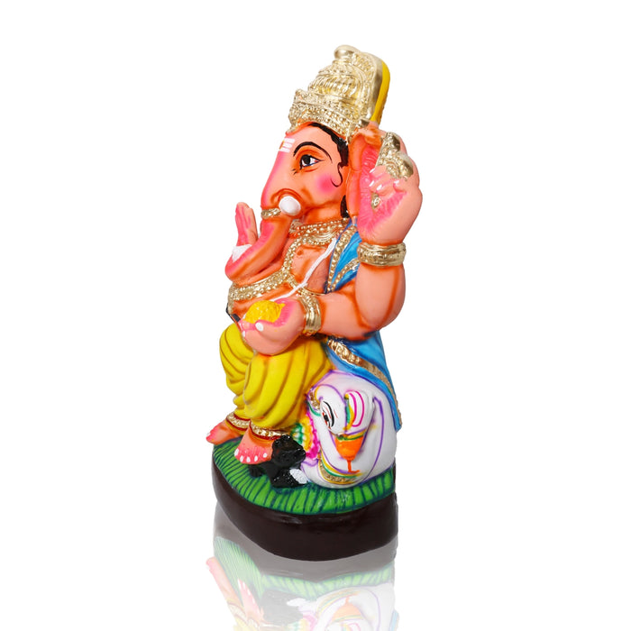 Annam Vinayagar Paper Mache Golu Bommai - 27 x 18 Inches | Giri Golu Doll/ Navaratri Golu Bomma/Gombe/Bommai