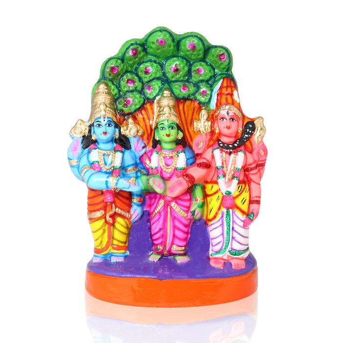 Meenakshi Kalyanam Paper Mache Golu Bommai Set - 12 Inches | Giri Golu Doll/ Navaratri Golu Bomma/Gombe/Bommai