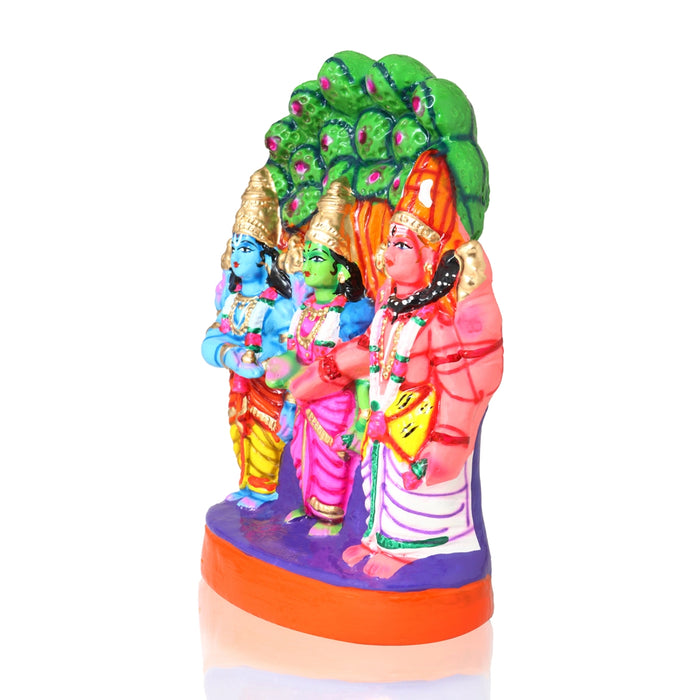 Meenakshi Kalyanam Paper Mache Golu Bommai Set - 12 Inches | Giri Golu Doll/ Navaratri Golu Bomma/Gombe/Bommai