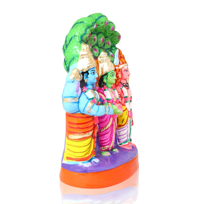 Meenakshi Kalyanam Paper Mache Golu Bommai Set - 12 Inches | Giri Golu Doll/ Navaratri Golu Bomma/Gombe/Bommai