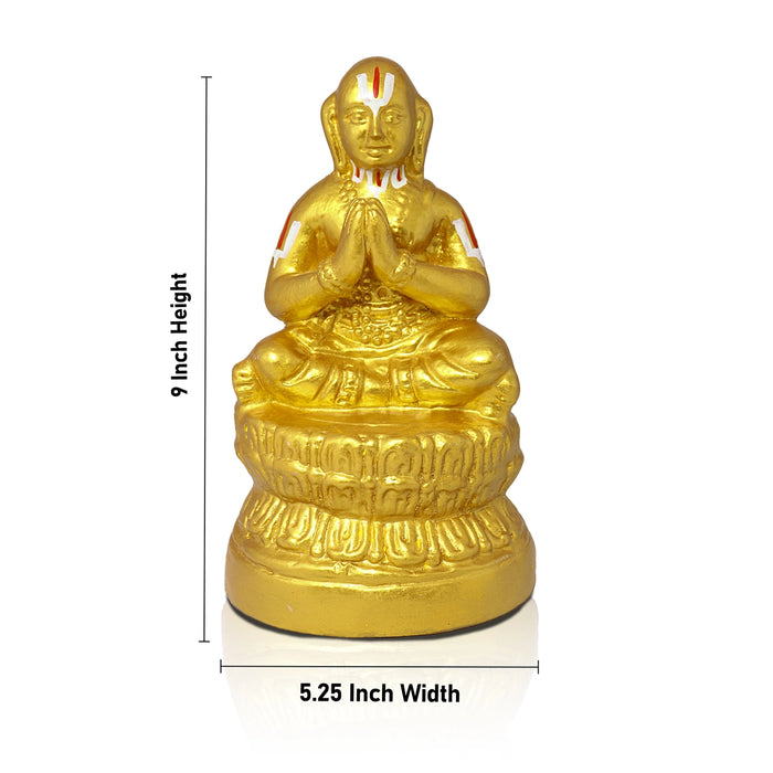 Ramanujacharya Paper Mache Golu Bommai - 9 Inches | Giri Golu Doll/ Navaratri Golu Bomma/Gombe/Bommai