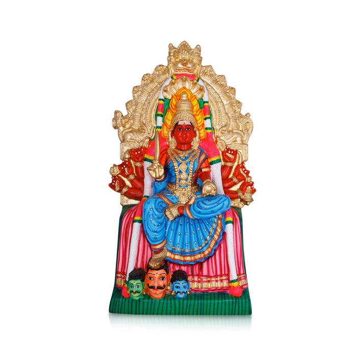 Samayapuram Mariamman Paper Mache Golu Bommai - 34 x 20 Inches | Giri Golu Doll/ Navaratri Golu Bomma/ Bommai/ Gombe