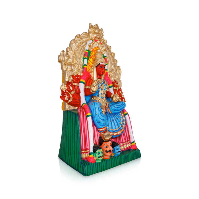 Samayapuram Mariamman Paper Mache Golu Bommai - 34 x 20 Inches | Giri Golu Doll/ Navaratri Golu Bomma/ Bommai/ Gombe