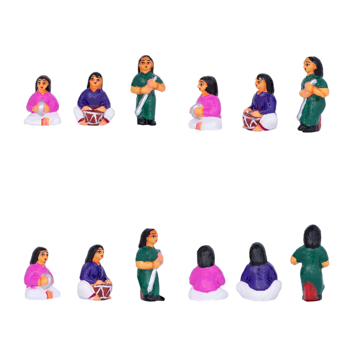 Kumbhakarna Paper Mache Golu Bommai Set - 9 X 17.5 Inches | Navaratri Golu Gombe/Giri Golu Doll/ Navratri Decor