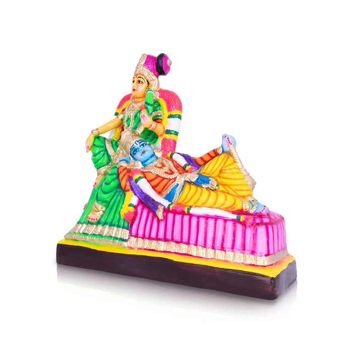 Andal Rangamannar Paper Mache Golu Bommai- 16 X 5.5 Inches | Navaratri Golu Gombe/Giri Golu Doll/Navratri Decor