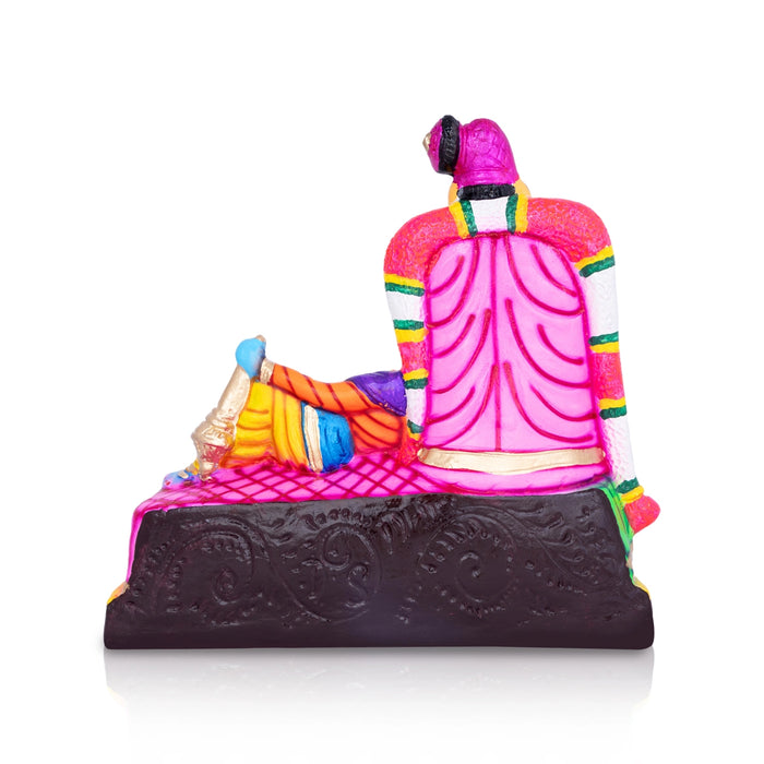 Andal Rangamannar Paper Mache Golu Bommai- 16 X 5.5 Inches | Navaratri Golu Gombe/Giri Golu Doll/Navratri Decor