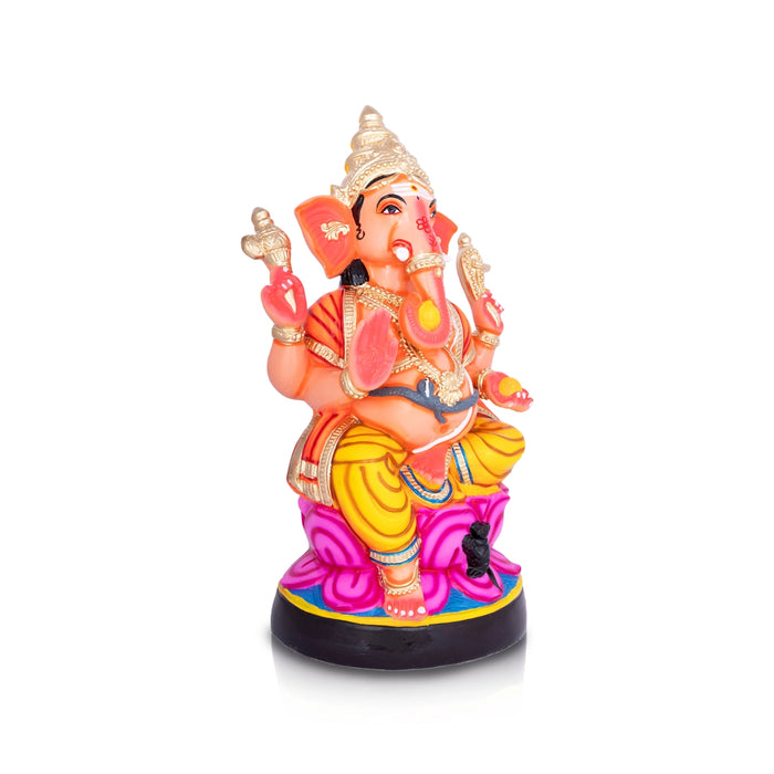 Vinayagar Idol Paper Mache Golu Bommai - 20 X 11 Inches | Navaratri Golu Gombe/ Giri Golu Doll/ Navratri Decor