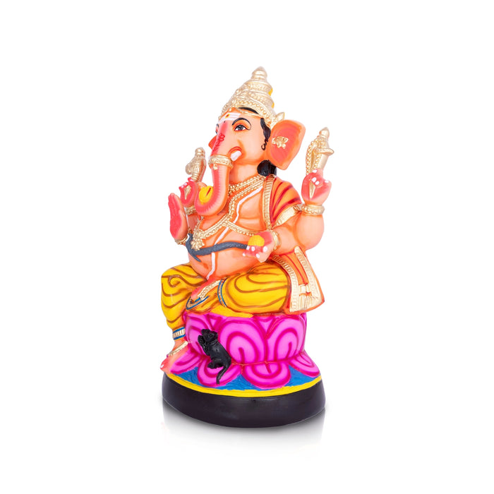 Vinayagar Idol Paper Mache Golu Bommai - 20 X 11 Inches | Navaratri Golu Gombe/ Giri Golu Doll/ Navratri Decor