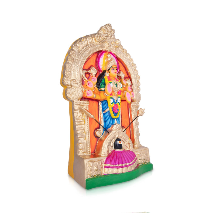 Aadi Shakti Statue Paper Mache Golu Bommai- 20 X 13 Inches | Navaratri Golu Gombe/Giri Golu Doll/Navratri Decor