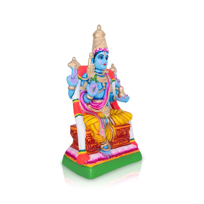 Dhanvantari Murti Paper Mache Golu Bommai- 26 X 13 Inches | Navaratri Golu Gombe/Giri Golu Doll/ Navratri Decor