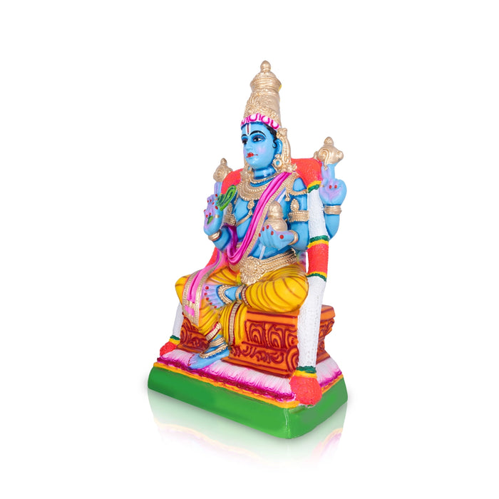 Dhanvantari Murti Paper Mache Golu Bommai- 26 X 13 Inches | Navaratri Golu Gombe/Giri Golu Doll/ Navratri Decor