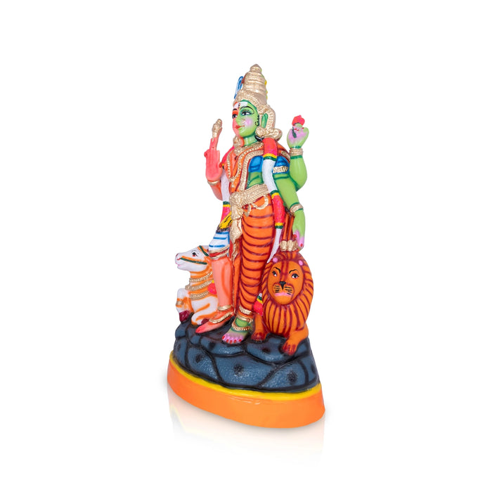 Arthanareeswarar Statue Paper Mache Golu Bommai - 29 X 13 Inches | Navaratri Golu Gombe/ Giri Golu Doll