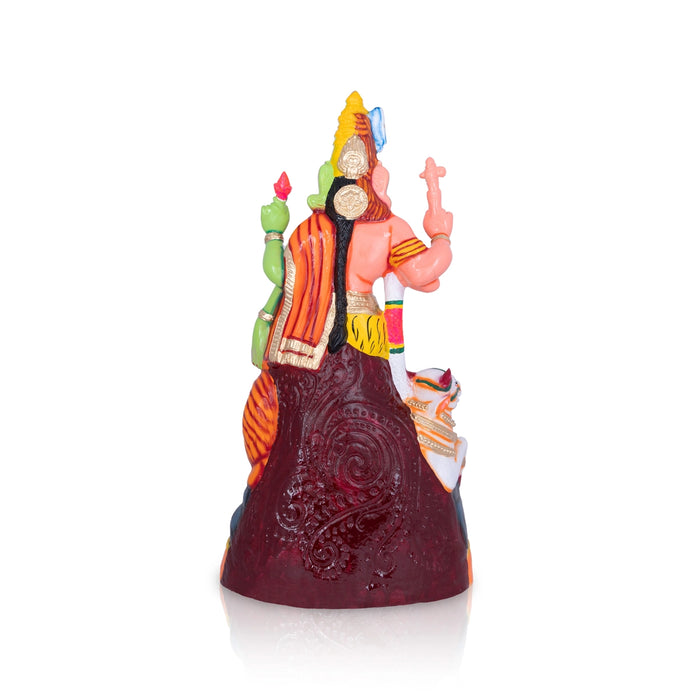 Arthanareeswarar Statue Paper Mache Golu Bommai - 29 X 13 Inches | Navaratri Golu Gombe/ Giri Golu Doll