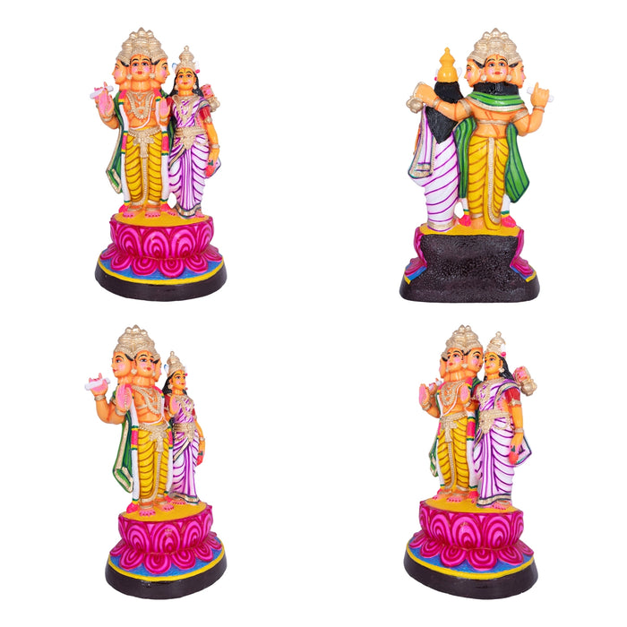 Mummoorthigal Paper Mache Golu Bommai Set- 27 X 13 Inches | Navaratri Golu Gombe/Giri Golu Doll/Navratri Decor