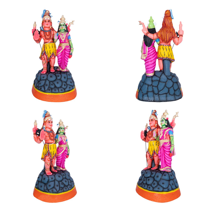 Mummoorthigal Paper Mache Golu Bommai Set- 27 X 13 Inches | Navaratri Golu Gombe/Giri Golu Doll/Navratri Decor