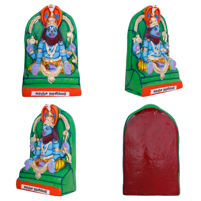 Nava Narasimha Idol Paper Mache Golu Bommai Set- 10 X 6 Inches | Giri Golu Doll/Navaratri Gombe/Navratri Decor