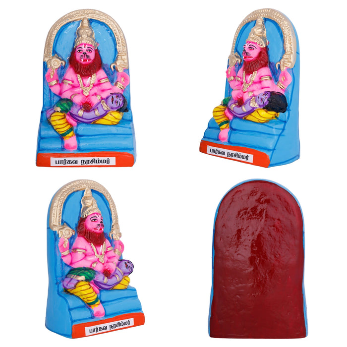 Nava Narasimha Idol Paper Mache Golu Bommai Set- 10 X 6 Inches | Giri Golu Doll/Navaratri Gombe/Navratri Decor