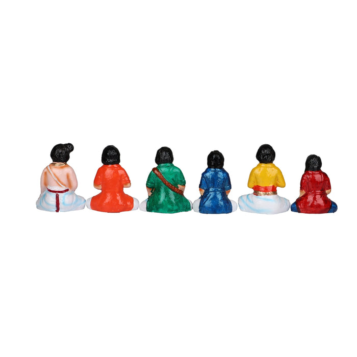 Kalyanam Clay Golu Bommai Set - 10 x 8 Inches | Giri Golu Doll/ Navaratri Golu Bomma/Gombe/Bommai