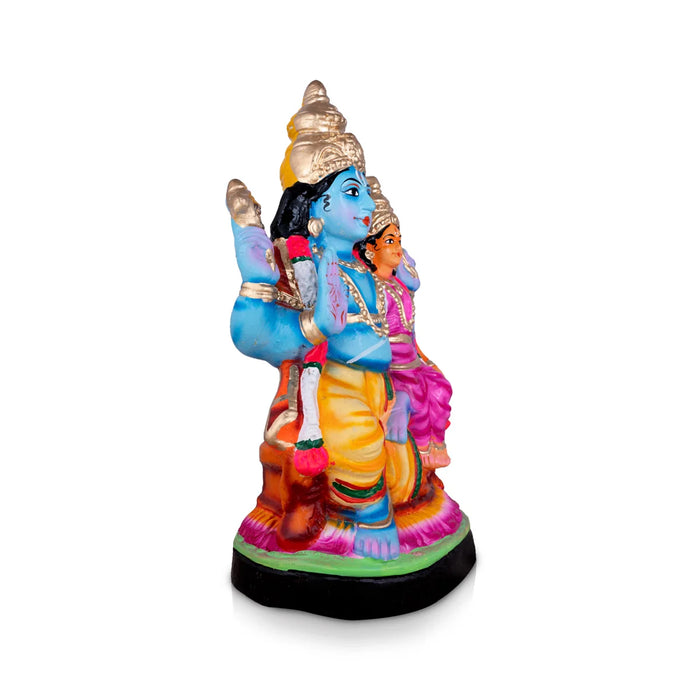 Lakshmi Narayanan Paper Mache Golu Bommai - 12 x 8.5 Inches | Giri Golu Doll/ Navaratri Golu Bomma/Gombe/Bommai