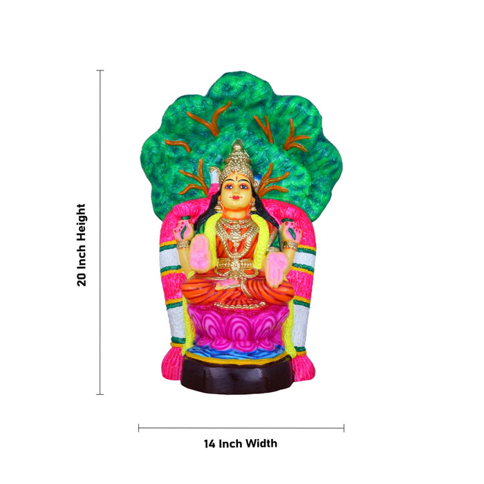 Vaibhav Lakshmi Paper Mache Golu Bommai - 20 x 14 Inches | Giri Golu Doll/ Navaratri Golu Bomma/Gombe/Bommai