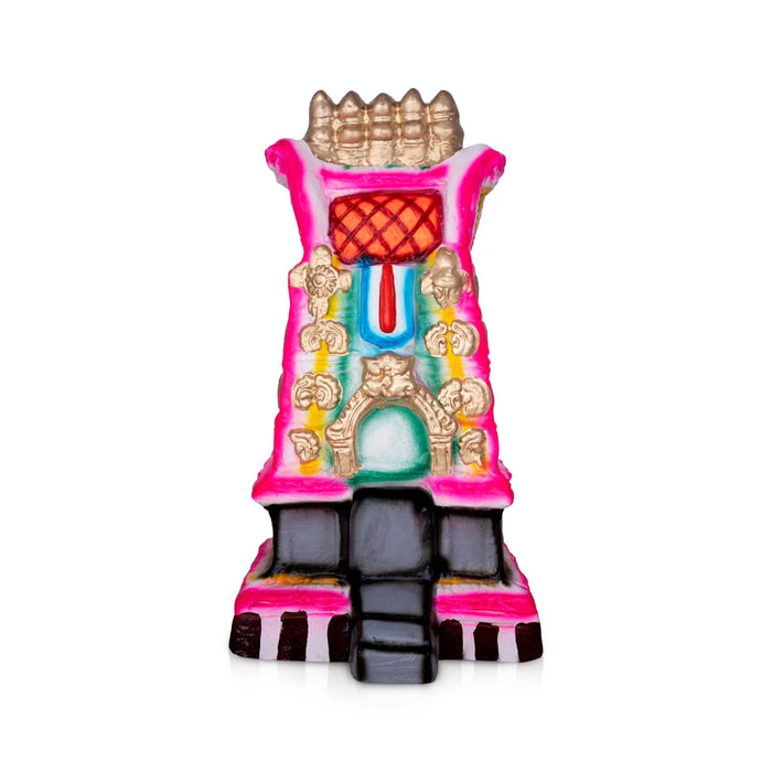 Gopuram Paper Mache Golu Bommai - 15 x 7.5 Inches | Giri Golu Doll/ Navaratri Golu Bomma/Gombe