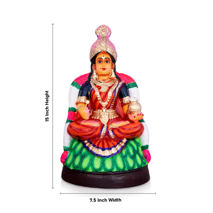 Annapoorani Paper Mache Golu Bommai - 15 x 7.5 Inches | Giri Golu Doll/ Navaratri Golu Bomma/Gombe/Bommai