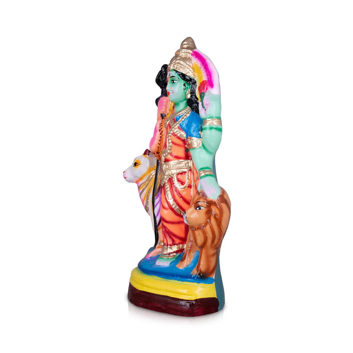 Ardhanarishvara Paper Mache Golu Bommai - 15 x 9.5 Inches | Giri Golu Doll/ Navaratri Golu Bomma/Gombe/Bommai