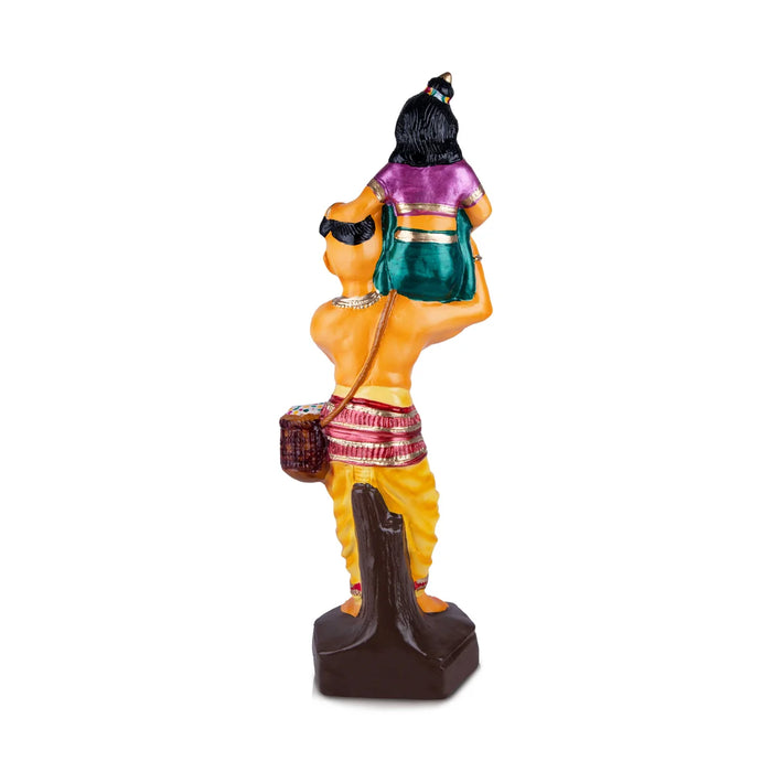 Periyazhwar Andal Paper Mache Golu Bommai - 17 x 9 Inches | Giri Golu Doll/ Navaratri Golu Bomma/Gombe/Bommai