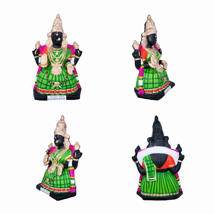 Kanchi Varadharaja Perumal Thayar Paper Mache Golu Bommai Pair - 26 x 12 Inches | Giri Golu Doll