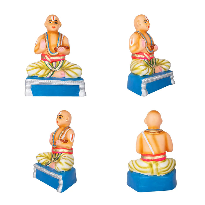 Azhwargal Paper Mache Golu Bommai Set - 11 x 7 Inches | Giri Golu Doll/ Navaratri Golu Bomma/Gombe/Bommai