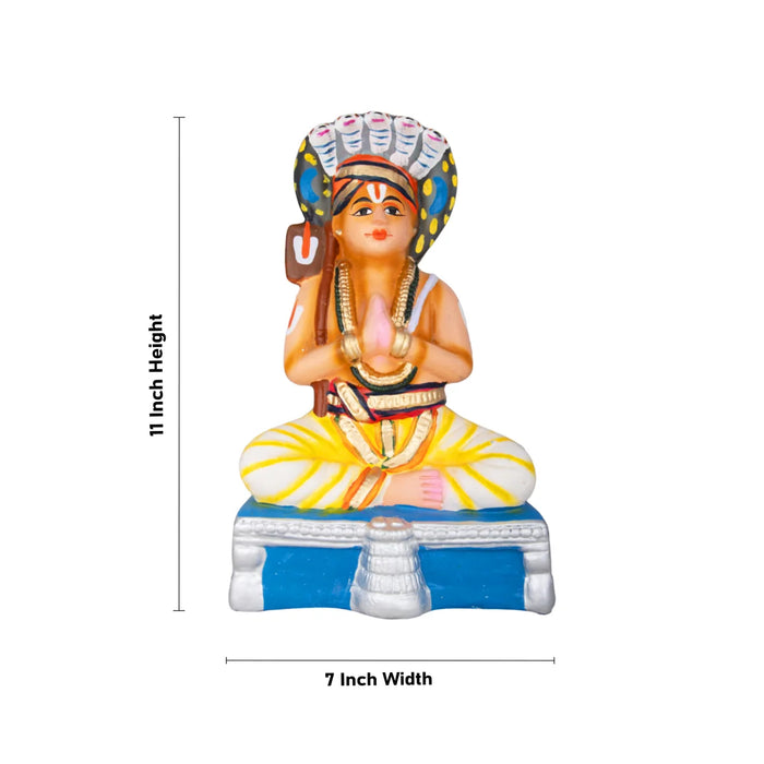 Azhwargal Paper Mache Golu Bommai Set - 11 x 7 Inches | Giri Golu Doll/ Navaratri Golu Bomma/Gombe/Bommai