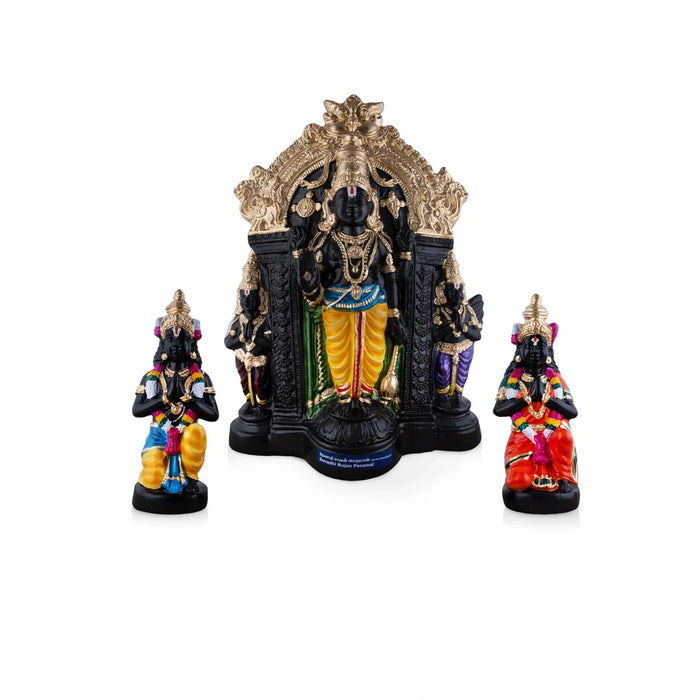 Devadi Deva Raja Perumal Paper Mache Golu Bommai Set - 22 x 18 Inches | Giri Golu Doll/ Navaratri Golu Bomma