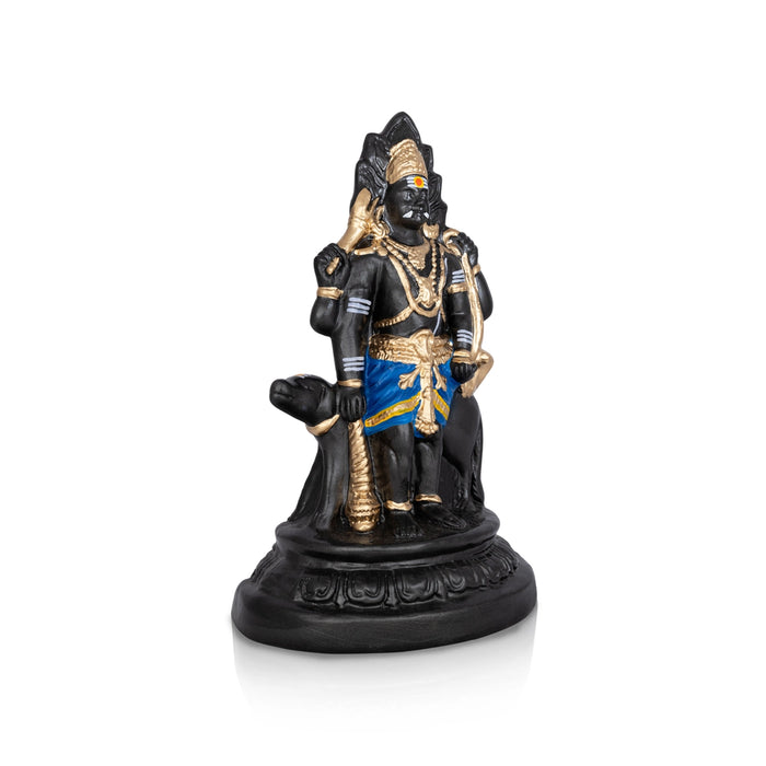 Bhairav Murti Paper Mache Golu Bommai - 15 X 9 Inches | Giri Golu Doll/ Navaratri Gombe/ Navratri Décor