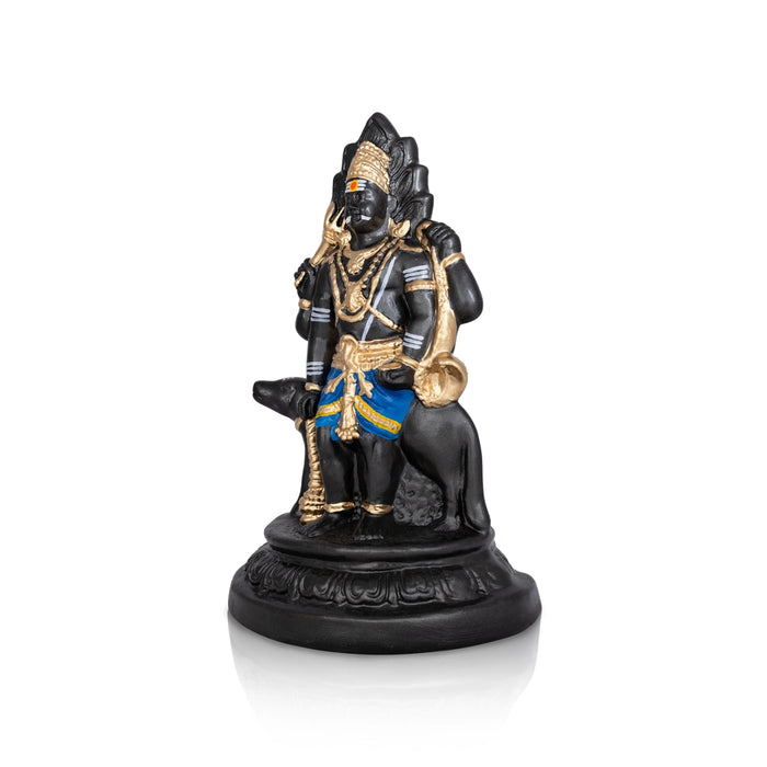Bhairav Murti Paper Mache Golu Bommai - 15 X 9 Inches | Giri Golu Doll/ Navaratri Gombe/ Navratri Décor