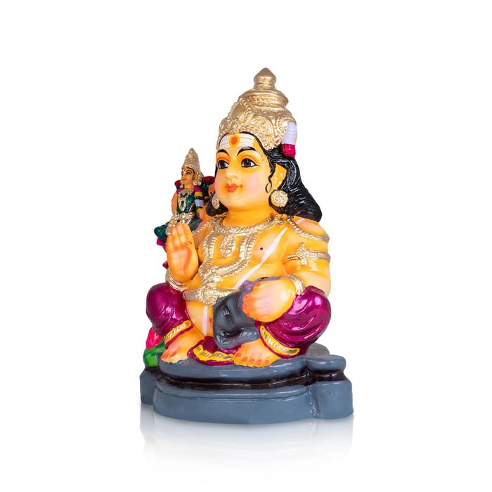 Kubera Lakshmi Statue Paper Mache Golu Bommai- 20 X 15 Inches | Giri Golu Doll/Navaratri Gombe/ Navratri Décor