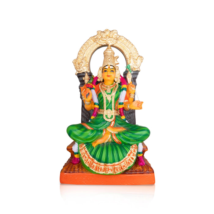 Kamakshi Idol Paper Mache Golu Bommai - 27 X 11 Inches | Navaratri Golu Gombe/ Giri Golu Doll/ Navratri Decor