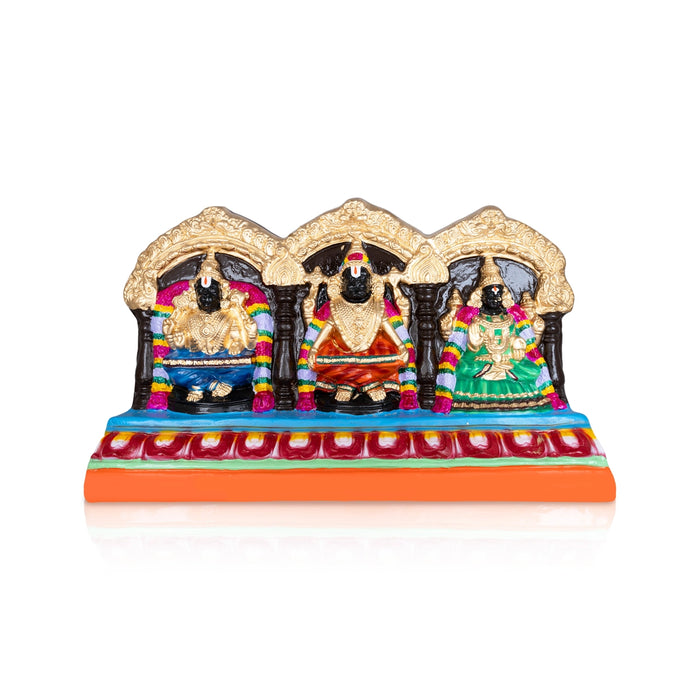 Sholinganallur Lakshmi Narasimha Idol Paper Mache Golu Bommai- 16 X 26 Inch | Navaratri Golu Gombe/Giri Golu Doll