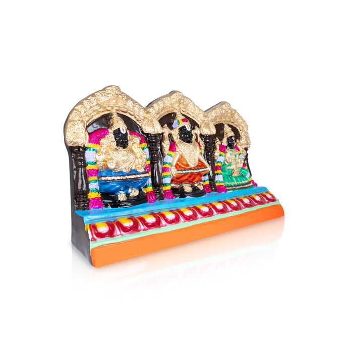 Sholinganallur Lakshmi Narasimha Idol Paper Mache Golu Bommai- 16 X 26 Inch | Navaratri Golu Gombe/Giri Golu Doll