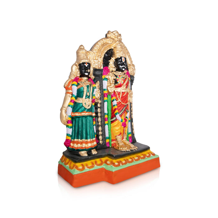 Parthasarathy Perumal Thayar Paper Mache Golu Bommai - 23 X 14 Inches | Navaratri Golu Gombe/ Giri Golu Doll