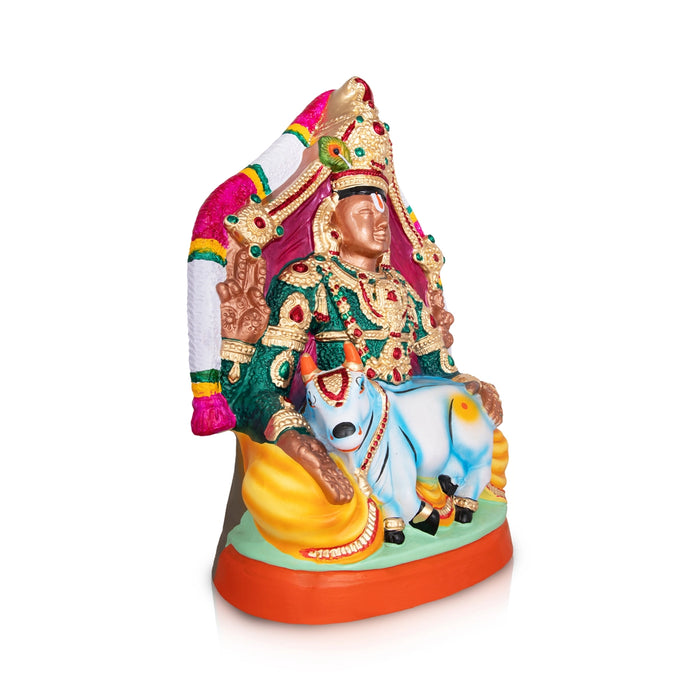 Gomatha Ratnangi Perumal Paper Mache Golu Bommai- 22 X 16 Inches | Giri Golu Doll/Navratri Gombe/Navratri Decor