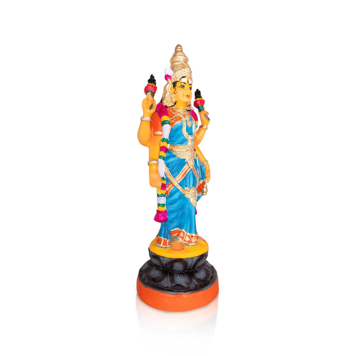 Vishalakshi Paper Mache Golu Bommai - 27 X 11 Inches | Giri Golu Doll/ Navaratri Gombe/ Navratri Decor