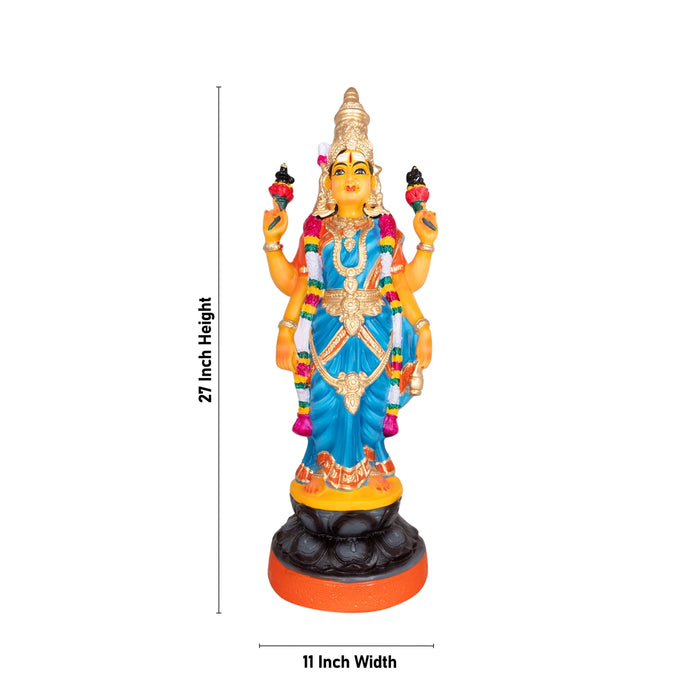 Vishalakshi Paper Mache Golu Bommai - 27 X 11 Inches | Giri Golu Doll/ Navaratri Gombe/ Navratri Decor