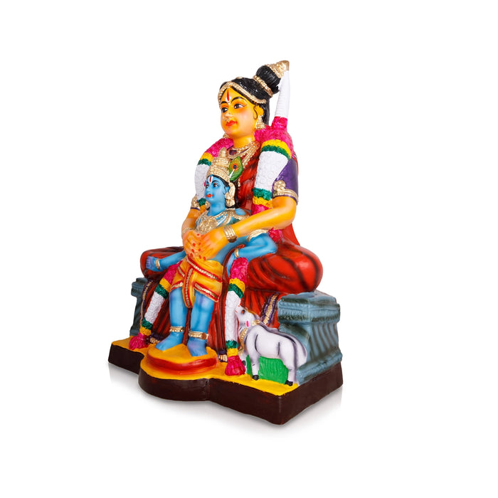 Andal Rajagopala Krishna Murti Paper Mache Golu Bommai - 20 X 14 Inches | Navaratri Golu Gombe/ Giri Golu Doll
