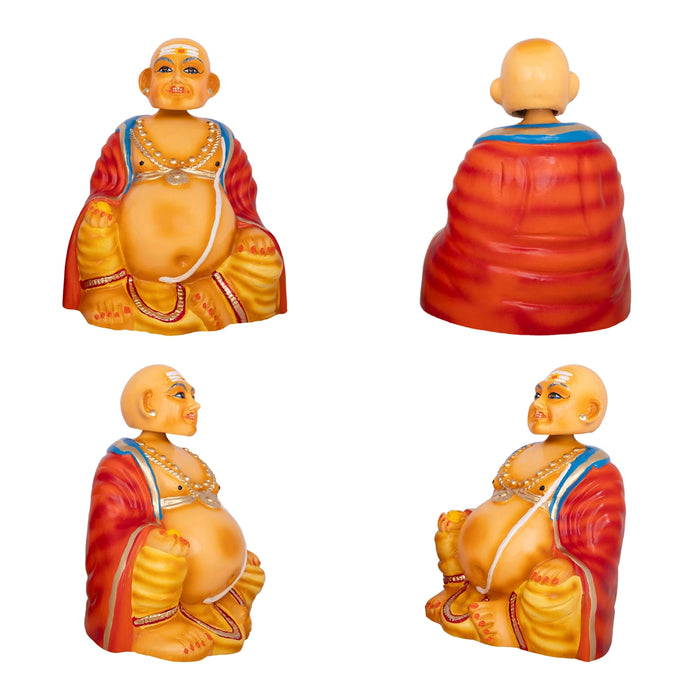 Thatha Patti Paper Mache Golu Bommai Pair - 11 X 9 Inches | Giri Golu Doll/ Navaratri Gombe/ Navratri Decor