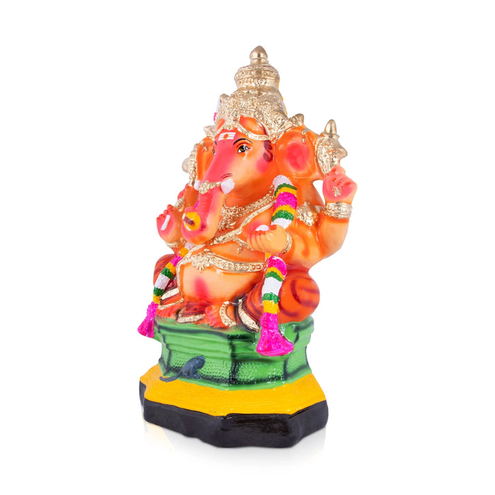 Malai Vinayagar Paper Mache Golu Bommai - 19 x 12 Inches | Giri Golu Doll/ Navaratri Golu Bomma/Gombe/Bommai