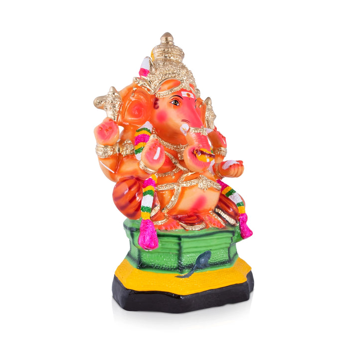 Malai Vinayagar Paper Mache Golu Bommai - 19 x 12 Inches | Giri Golu Doll/ Navaratri Golu Bomma/Gombe/Bommai