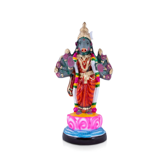 Varahi Amman Paper Mache Golu Bommai - 19 x 9.5 Inches | Giri Golu Doll/ Navaratri Golu Bomma/Gombe/Bommai